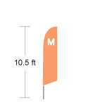 Image of item Feather Angled Flag - (Medium)